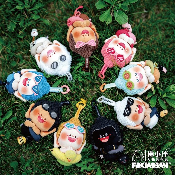 佛小伴—正阳清欢毛绒玩偶11.5cm【MINI款】