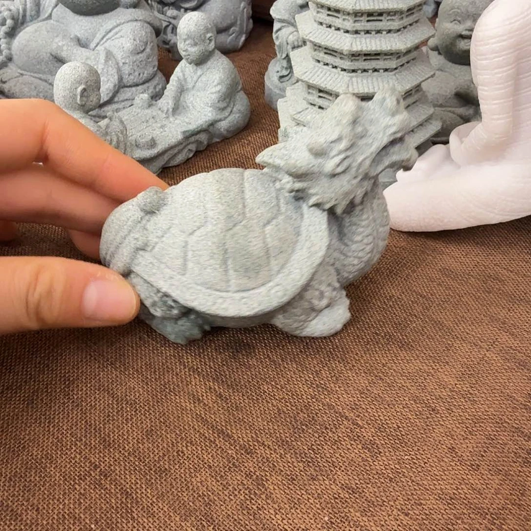 石材青砂石小号龙龟