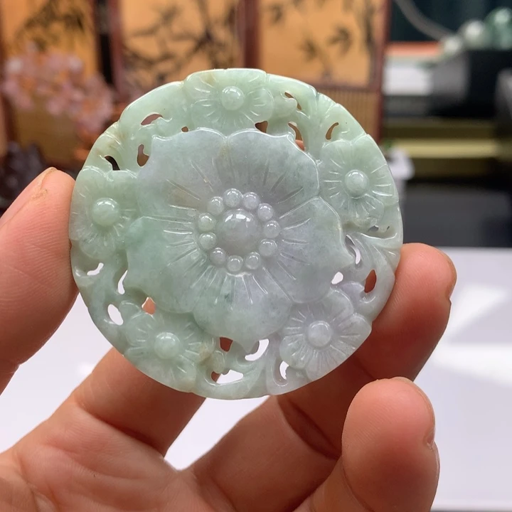 翡翠未镶嵌颈饰天然翡翠Ａ货