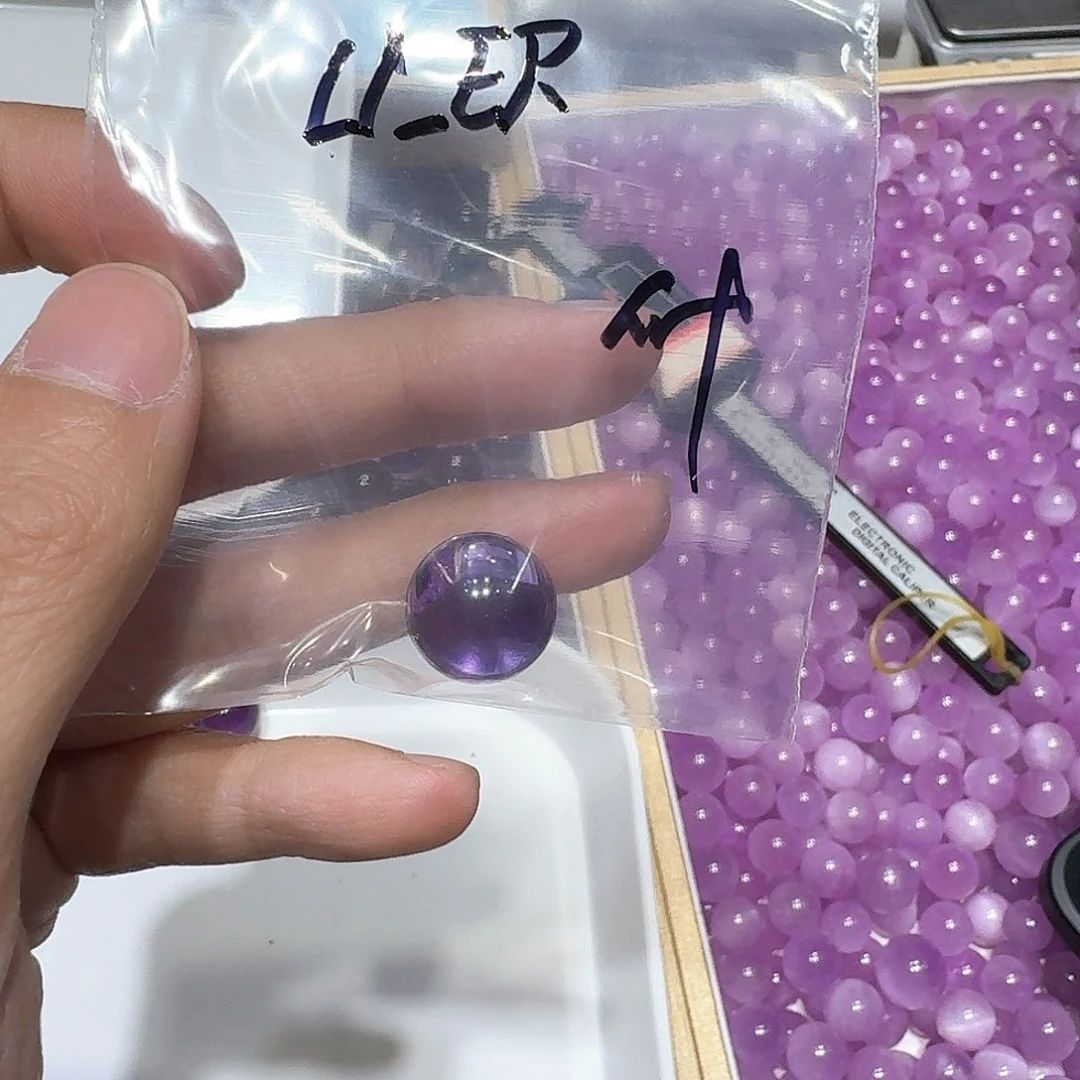 水晶打孔不退换未镶嵌