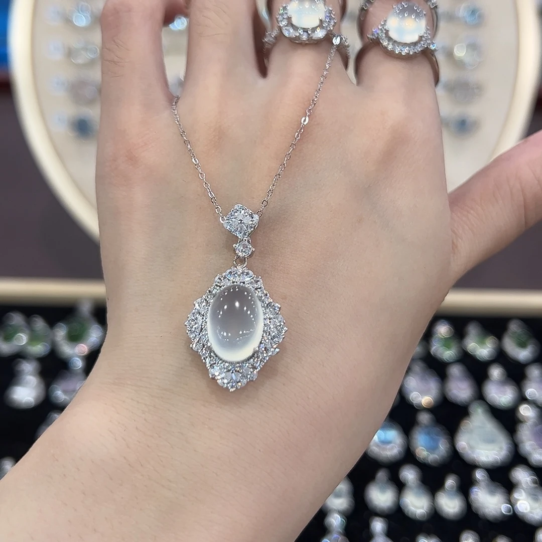 未***名蛇纹石玉银S925镶嵌戒指