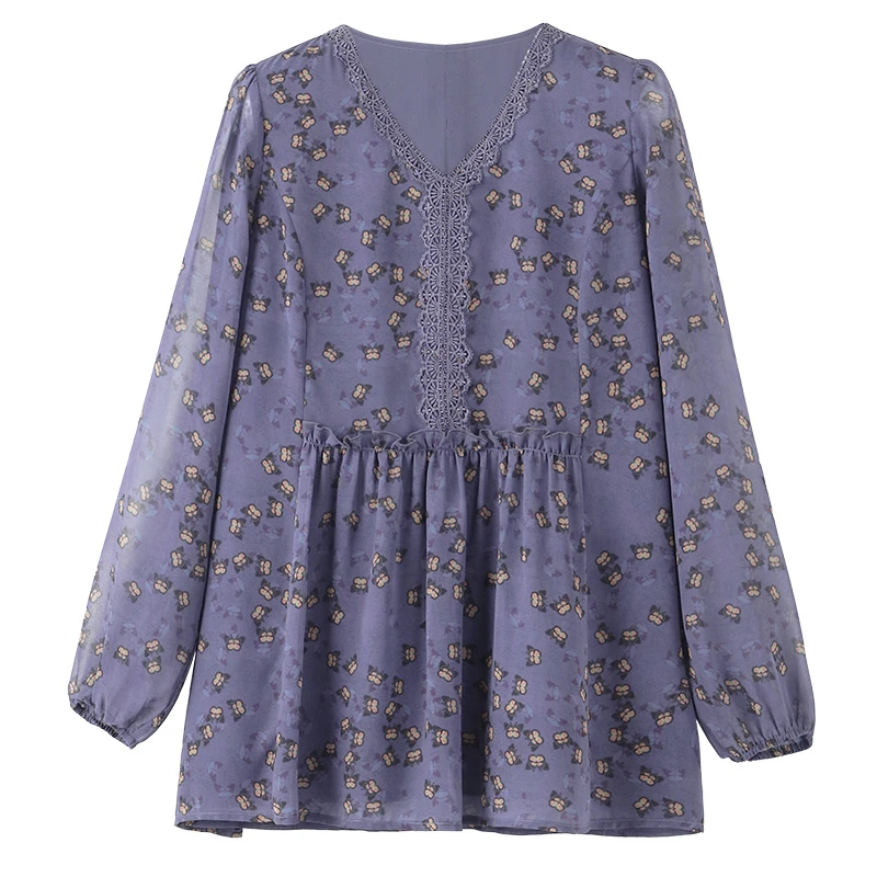 气质长袖上衣秋季新款高档显瘦大码女装遮肚打底衫240993