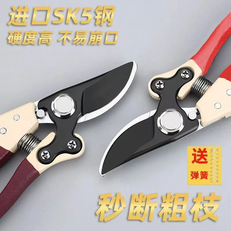 日本加厚强力sk5钢材树枝剪刀修枝剪刀果树园林园艺剪刀省力修剪