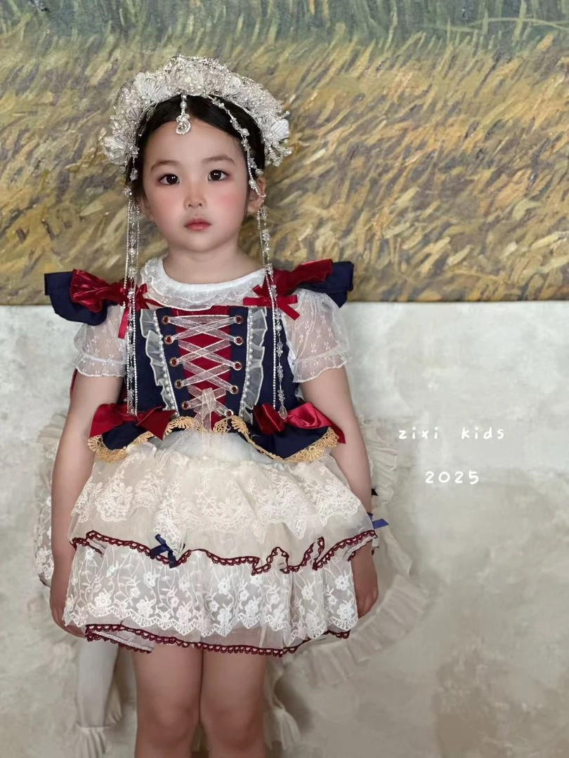 ZX-X177-2025新款儿童百搭公主高端气质款纱裙（夏款）