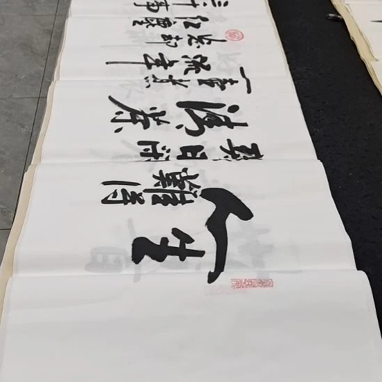 翰墨白武坤老师作品一副
