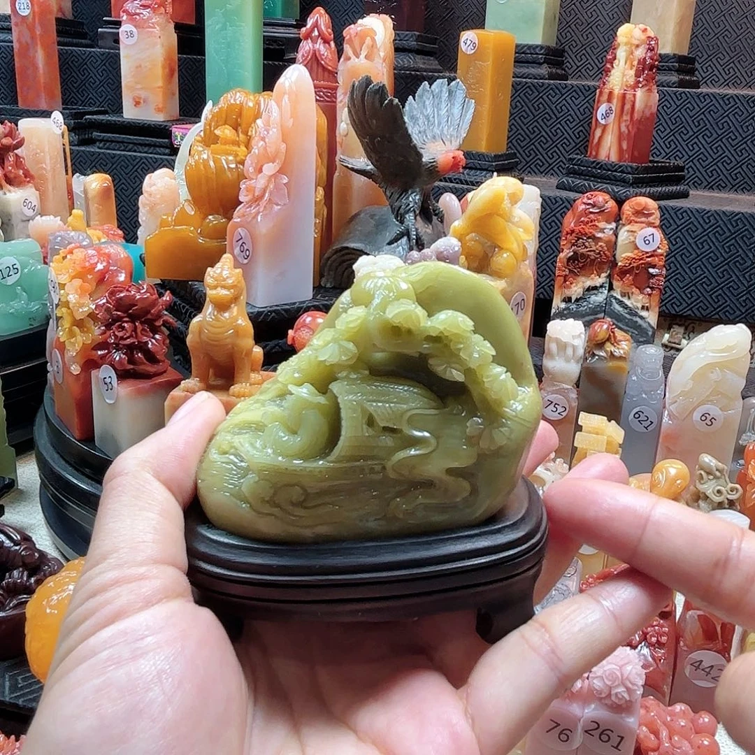 其他寿山石独钓寒江雪