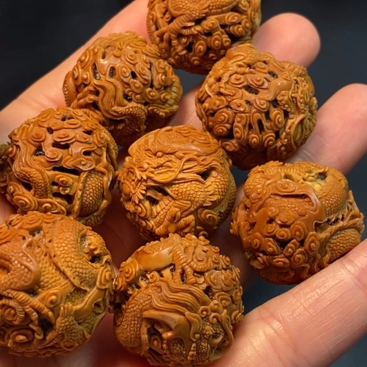 橄榄核手串/手链凤**爹龙手串