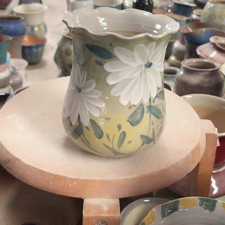 瓶口11高14瑕景德镇陶瓷学院满29包邮无