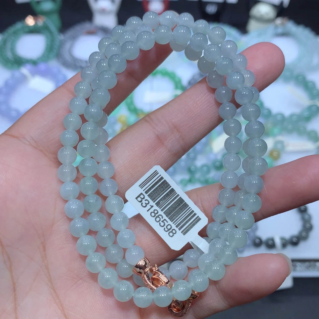 翡翠未镶嵌手串天然
