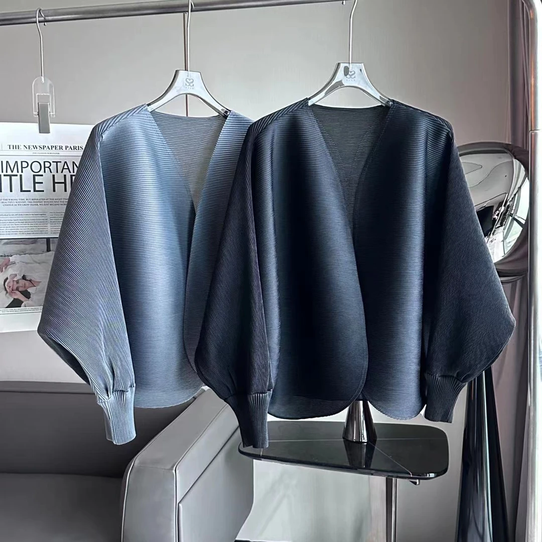 MEIPEI[老钱新贵]贝壳褶皱外套24072102