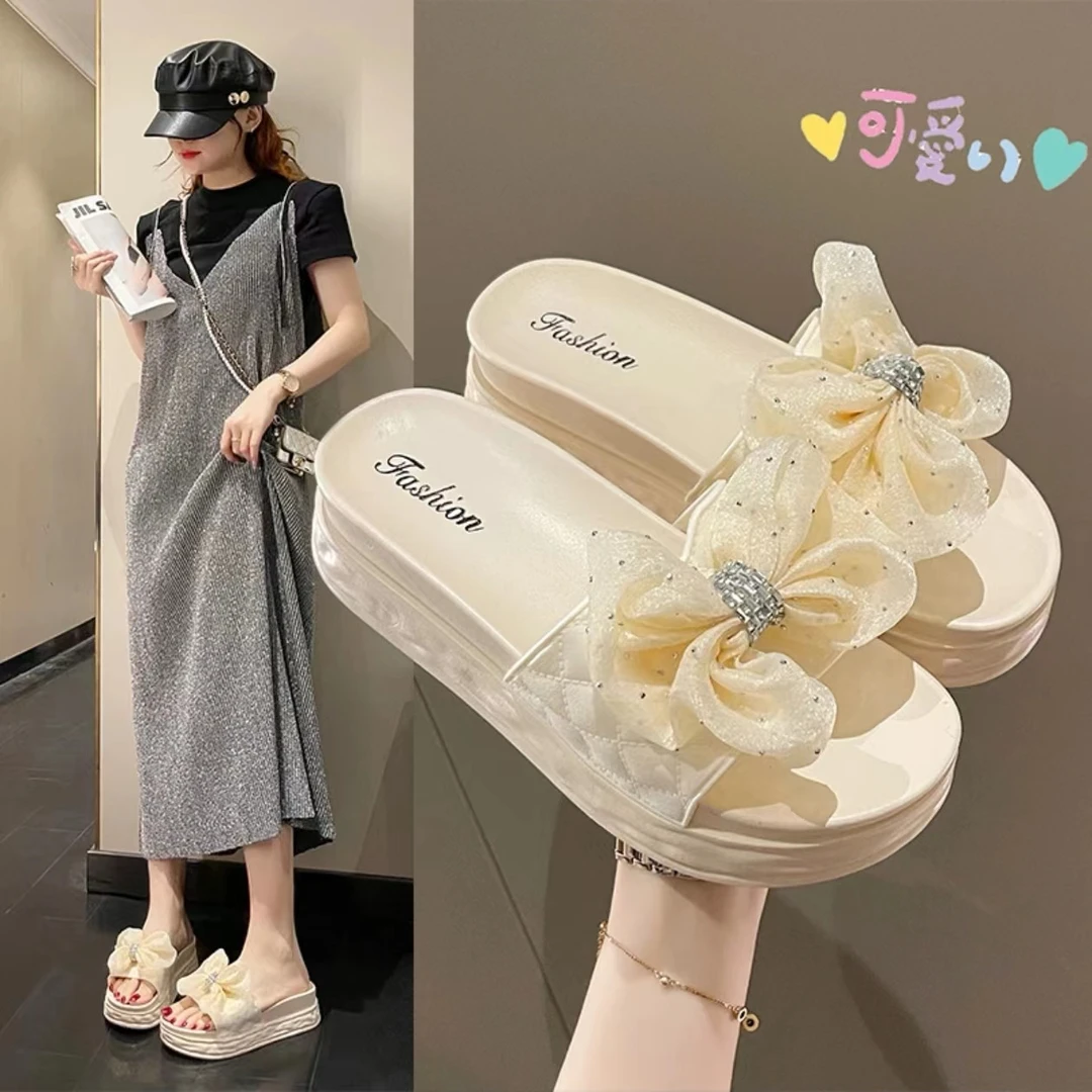 zn2025新款895-5 泡泡纱夏季百搭结时尚外穿小香风女鞋