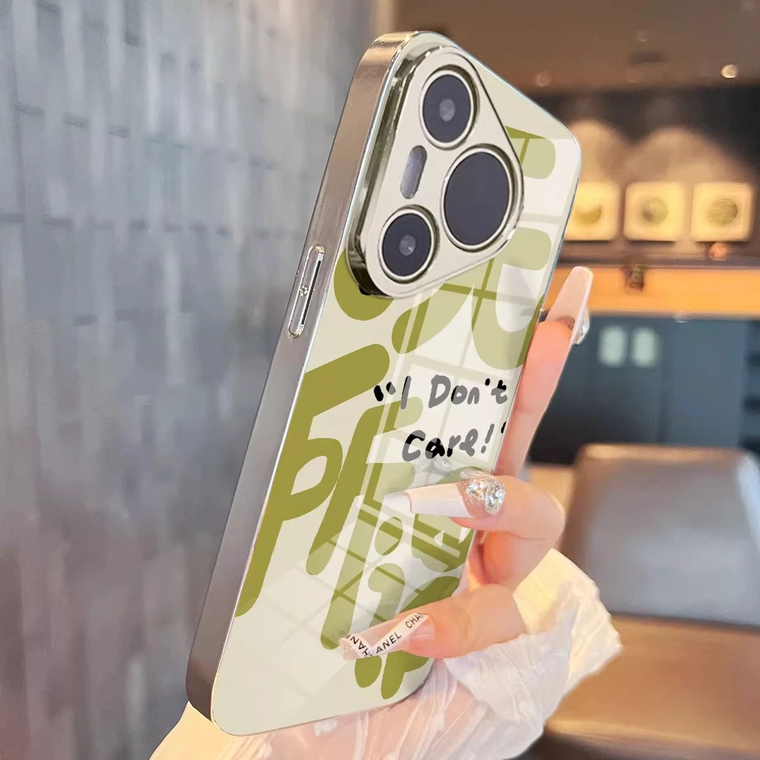 微笑无所谓适用于华为pura80ultra手机壳潮牌简约pura80pro保护套