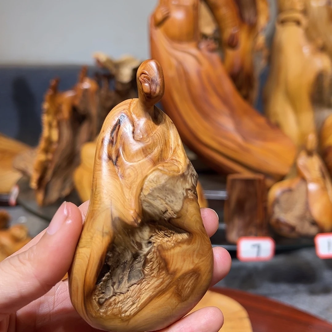 柏木（崖柏）崖柏木手把件摆件