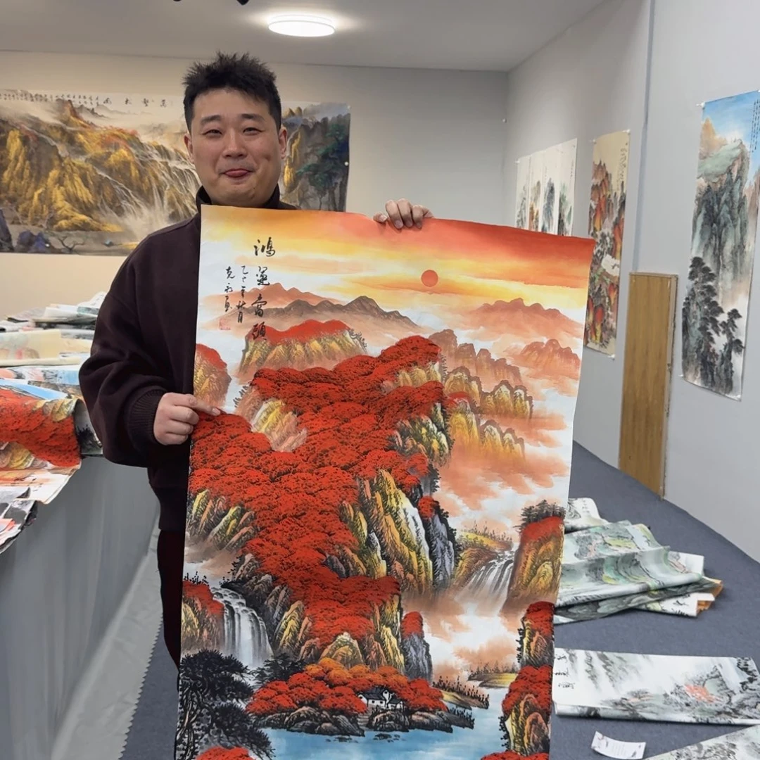 国画国画作品宣纸纯手绘