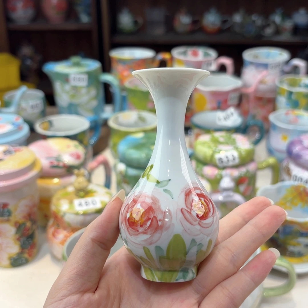 景德镇手绘高温釉下彩陶瓷茶具