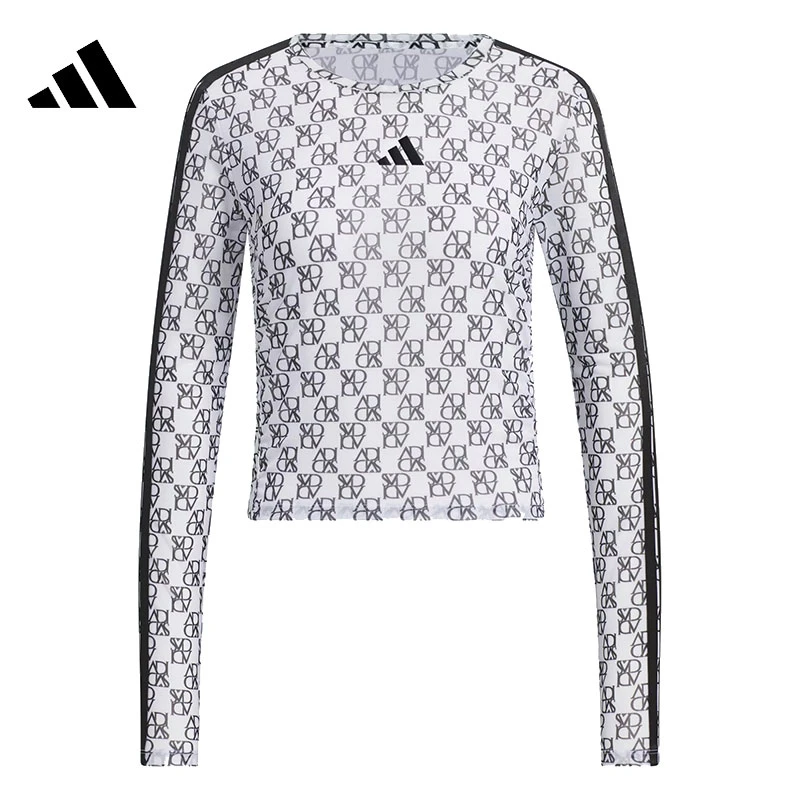 【法雅体育】adidas阿迪达斯春季女子运动休闲长袖T恤JY7664