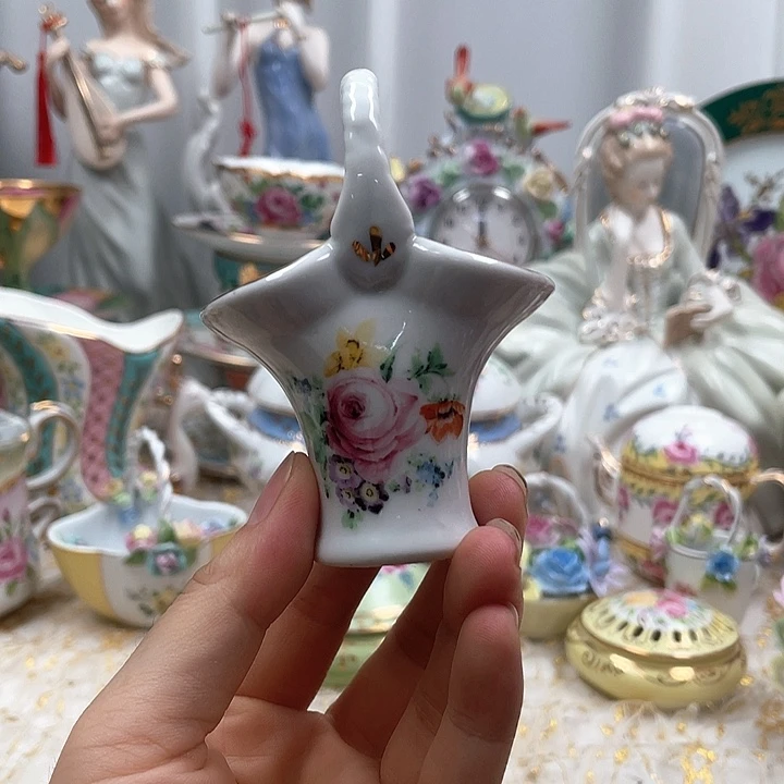 杯碟陶瓷摆件陶瓷微瑕