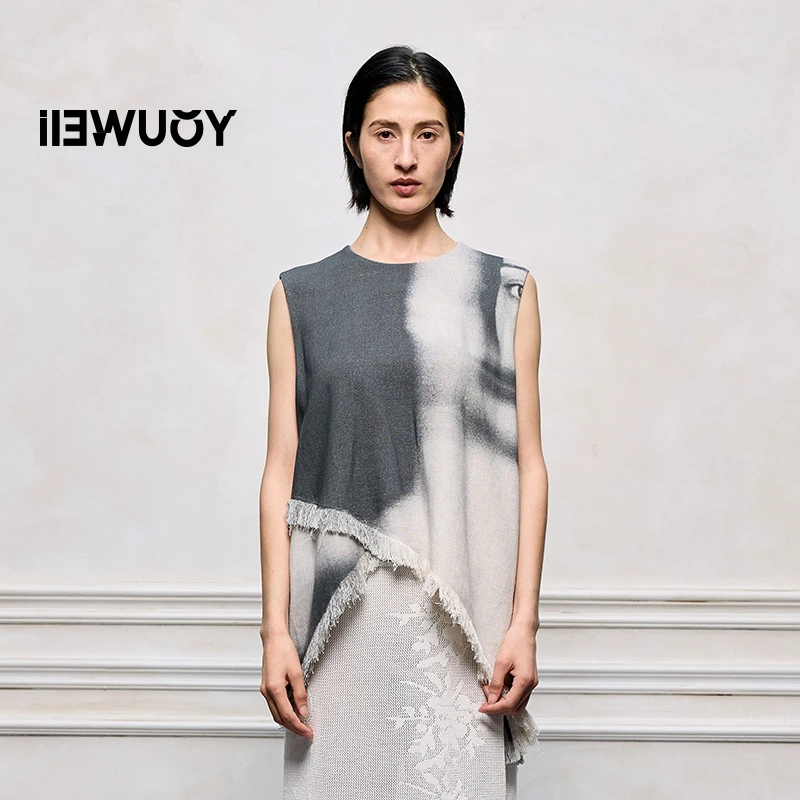 有尾YOUWEI影子系列夏季亚麻背心无袖Y3325211