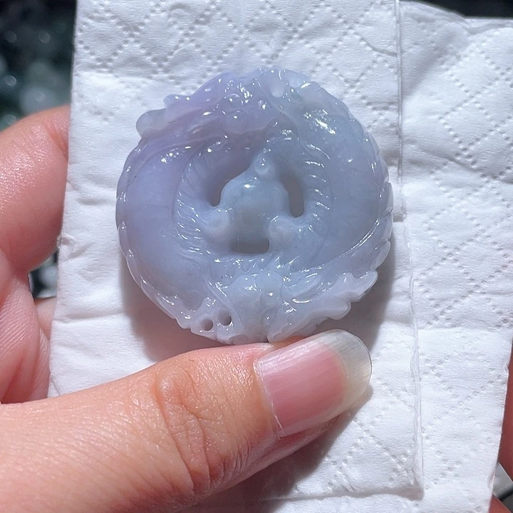 翡翠未镶嵌颈饰天然