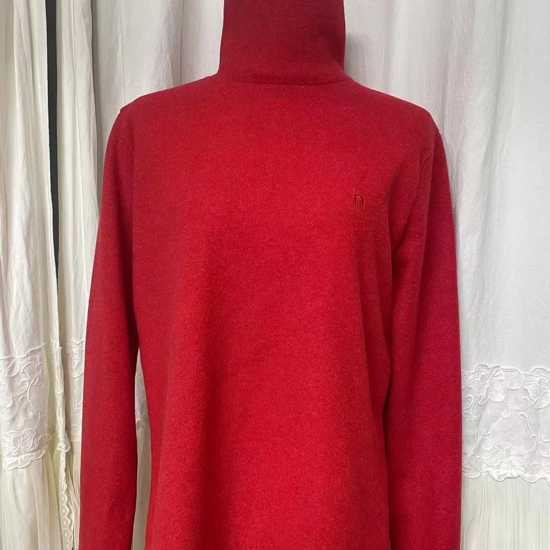 韩国原装进口-上衣厚绒高领衬衫多种颜色