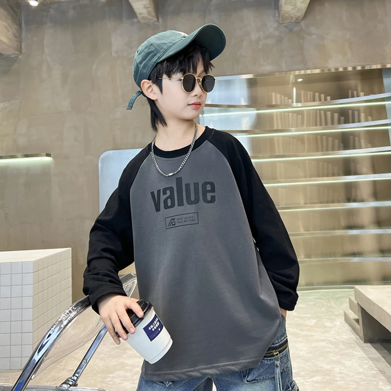 儿童装男童春装长袖T恤春秋2025新款体恤内搭纯棉打底衫卫衣上衣