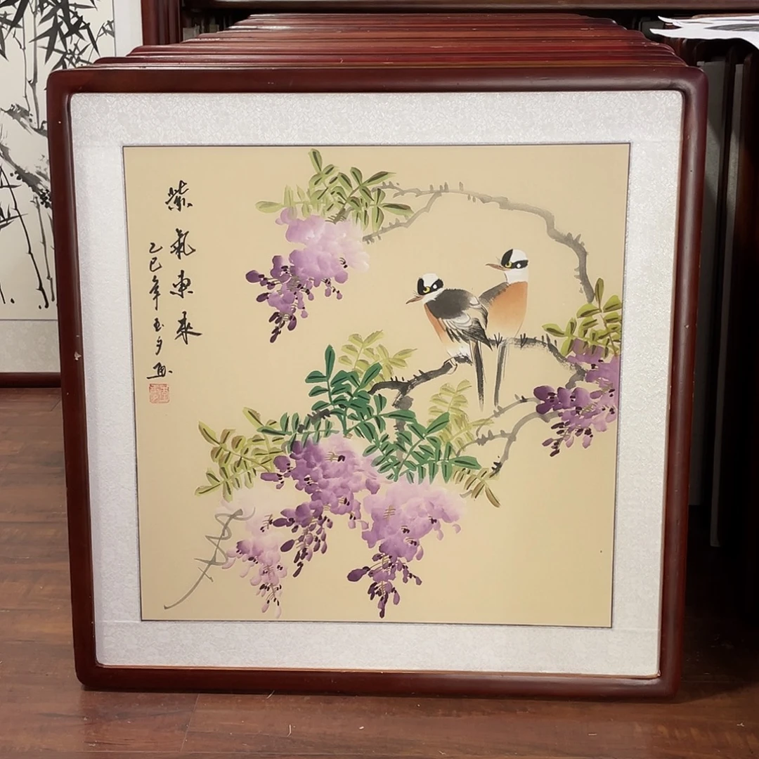 国画带框尺寸63*63厘米