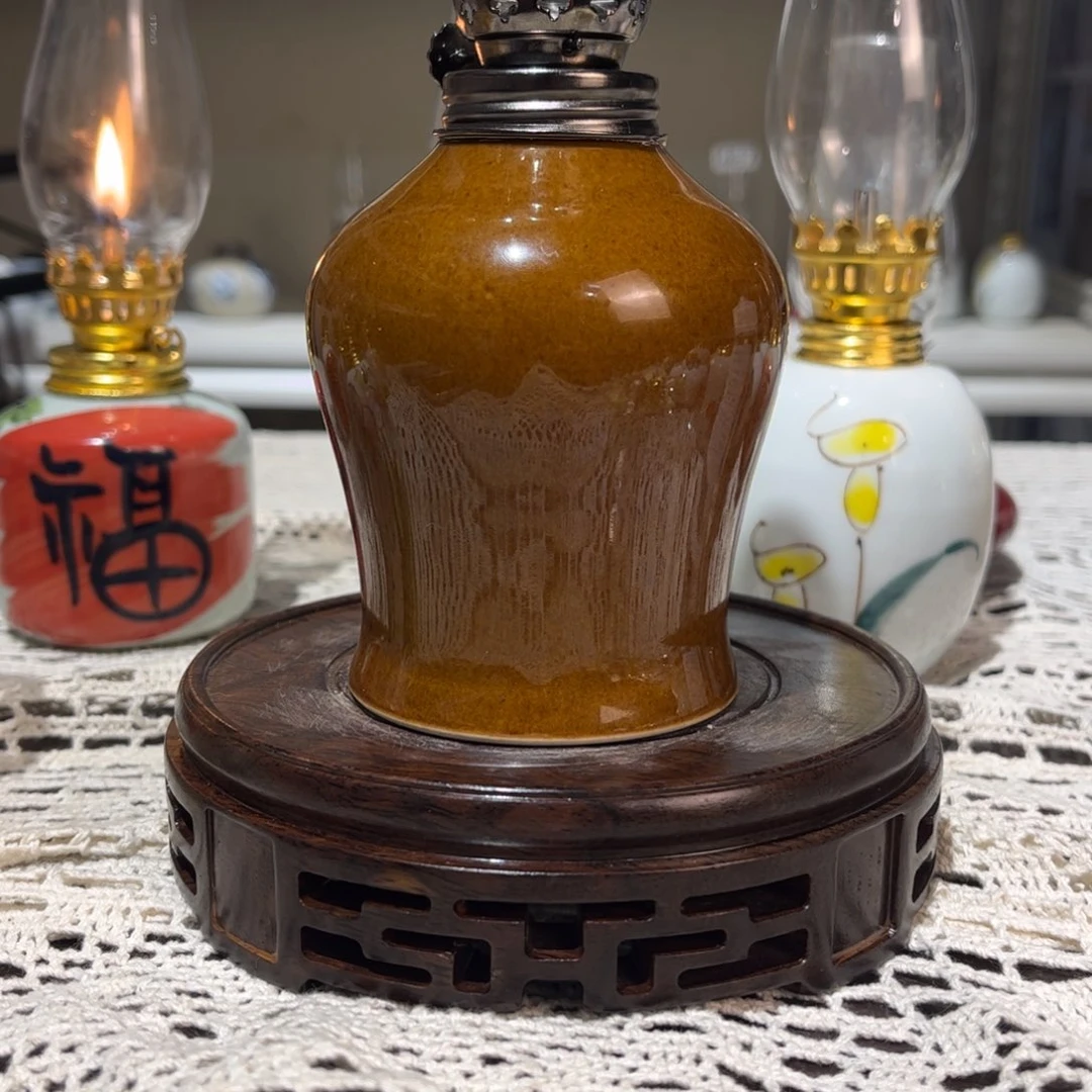 摆件景德镇陶瓷手工香薰灯