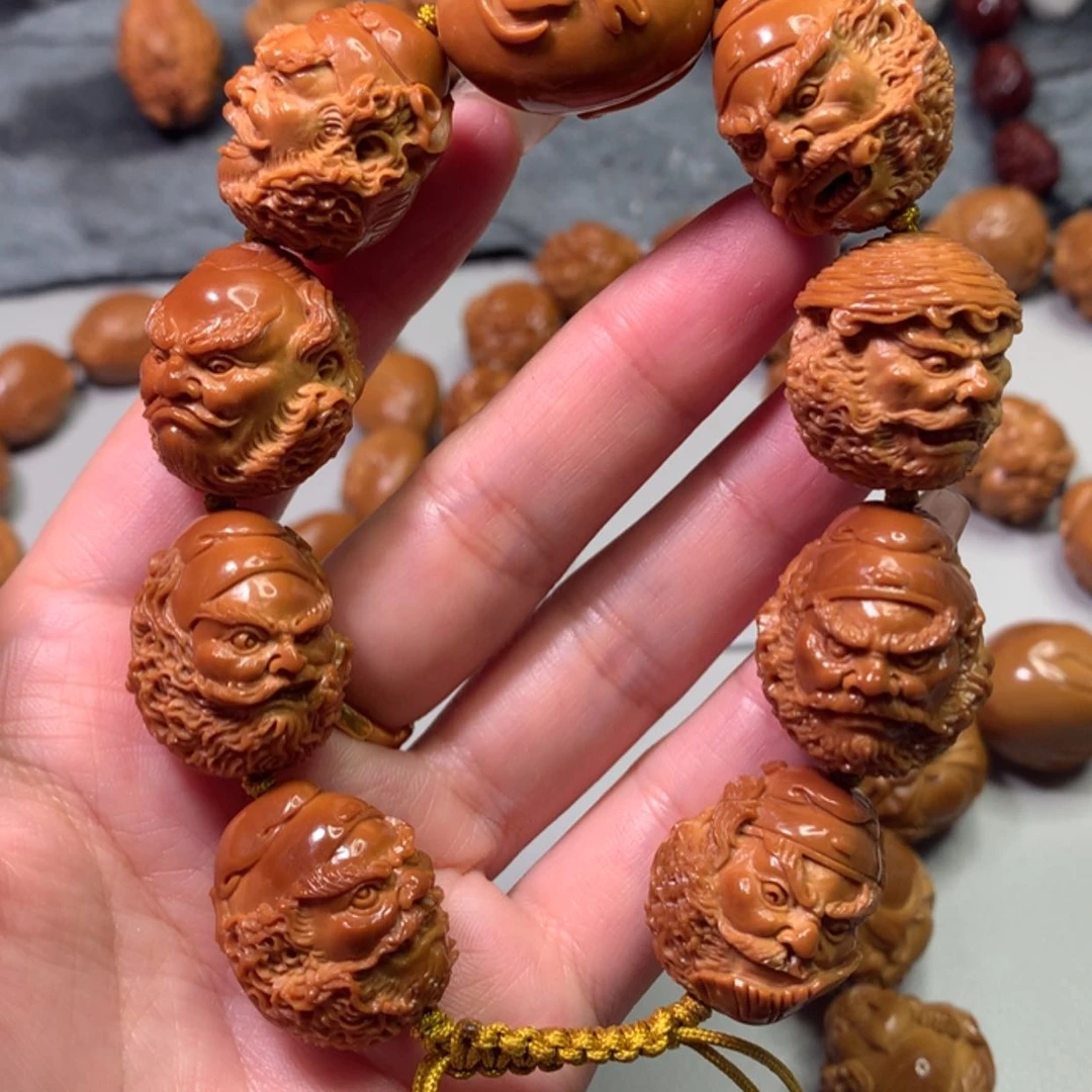【闪购商品】橄榄核手串/手链吃**觉钟馗头
