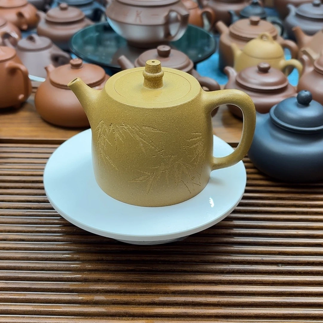 紫砂茶壶半手工制作