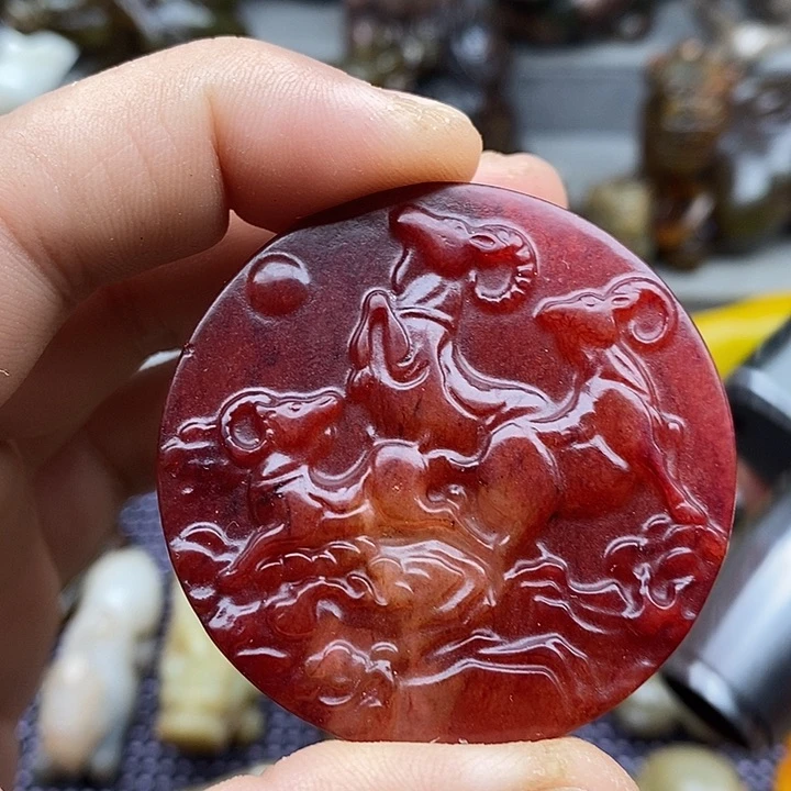 未镶嵌蛇纹石玉颈饰