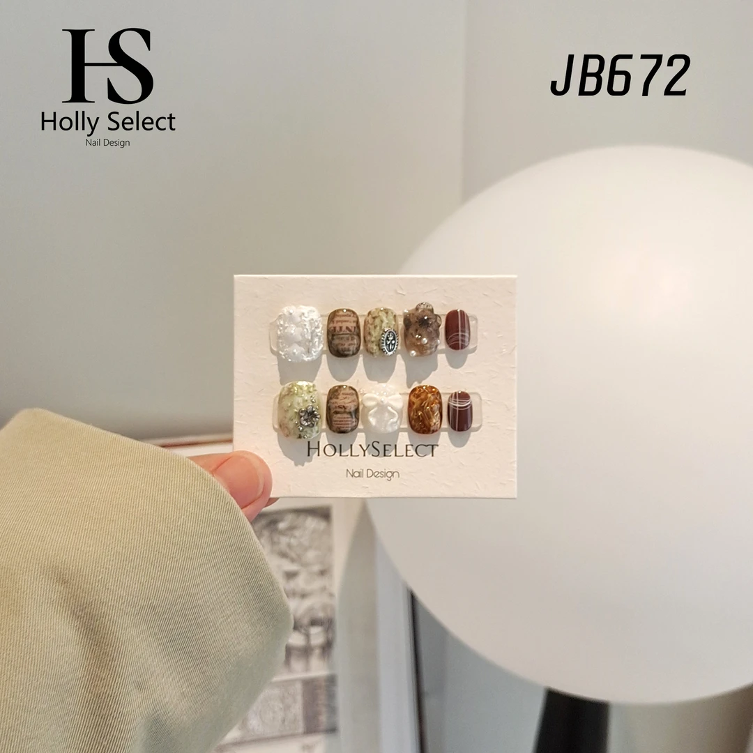 「JB672」零基础变美攻略 HollySelect小众手工穿戴甲