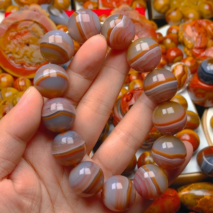 玛瑙/玉髓未镶嵌手串