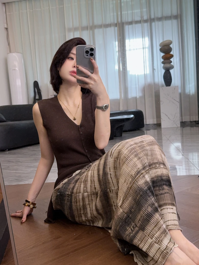 【Y&YI JIN】设计师款褶皱半身裙