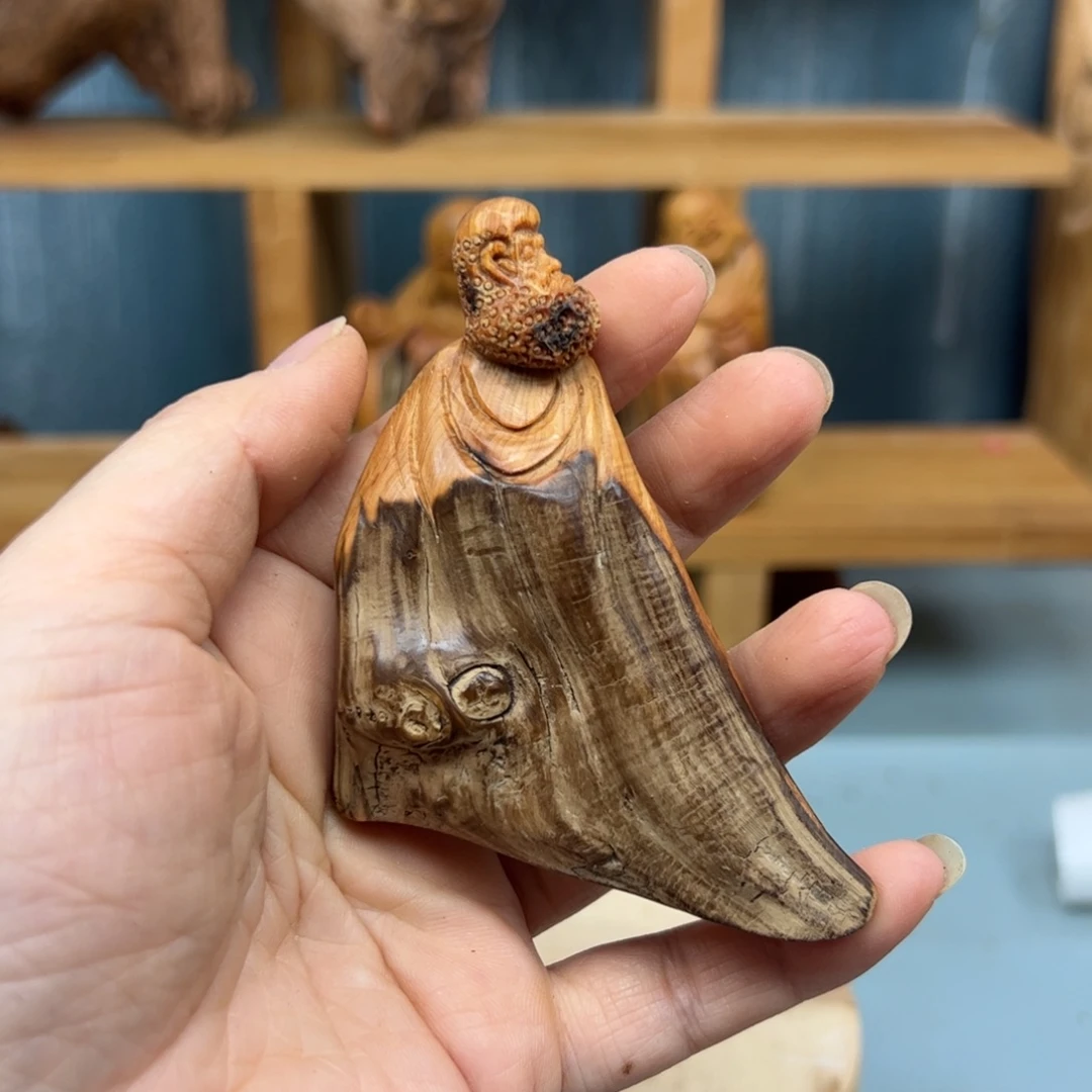 柏木崖柏木摆件手把件15