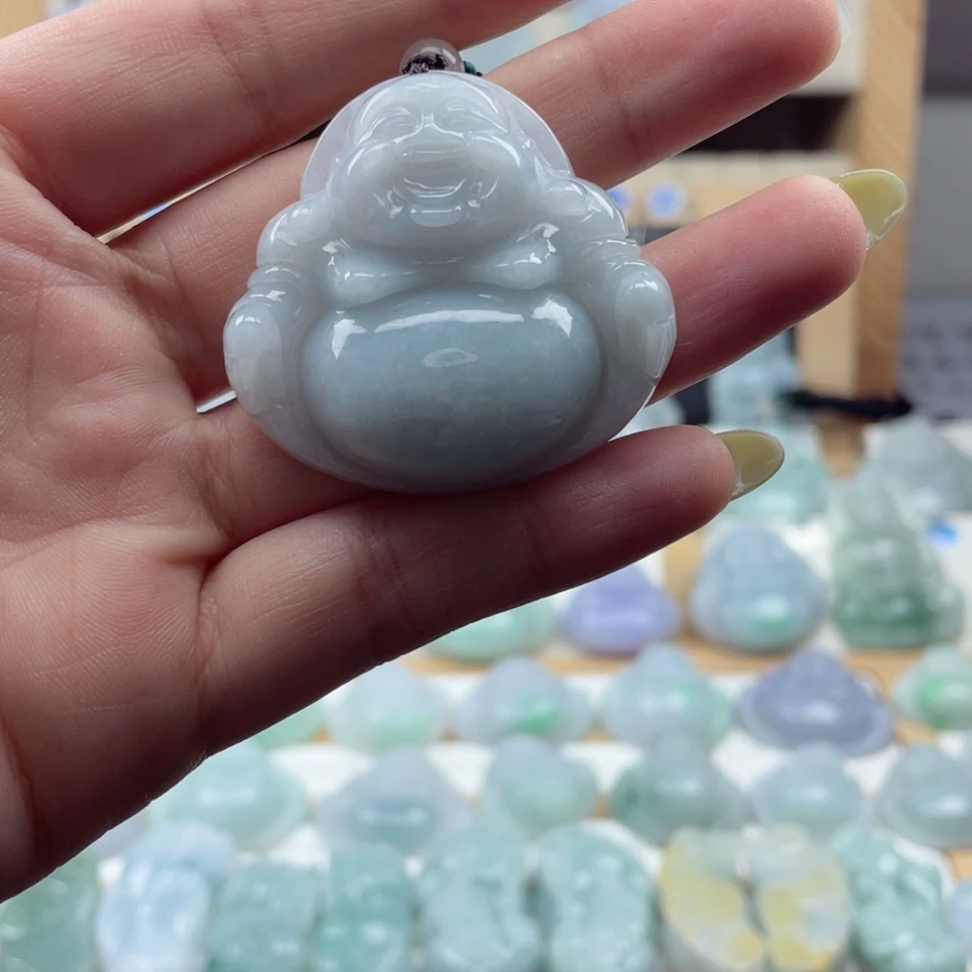 颈饰未镶嵌翡翠40尺寸佛公厚装