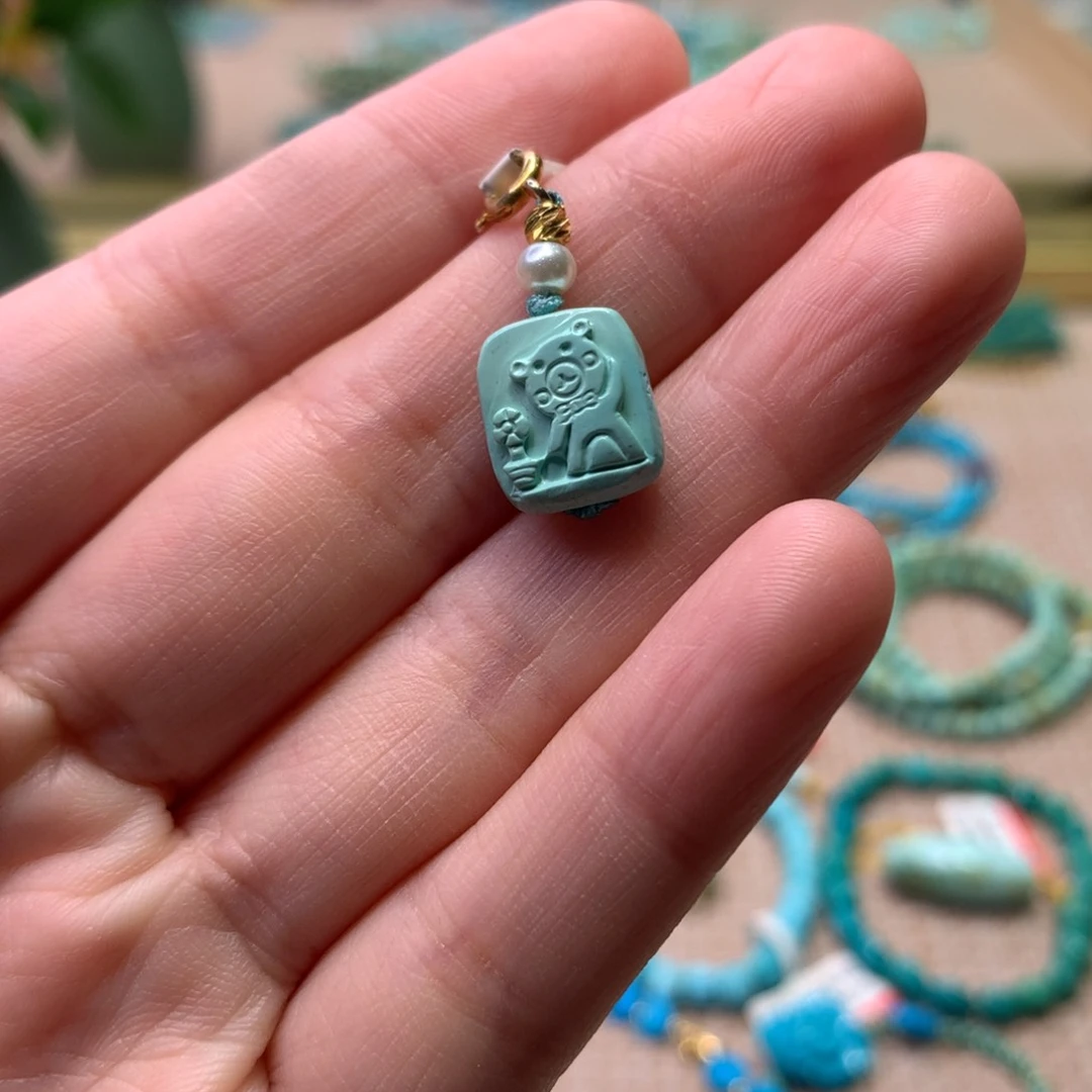 绿松石未镶嵌配饰