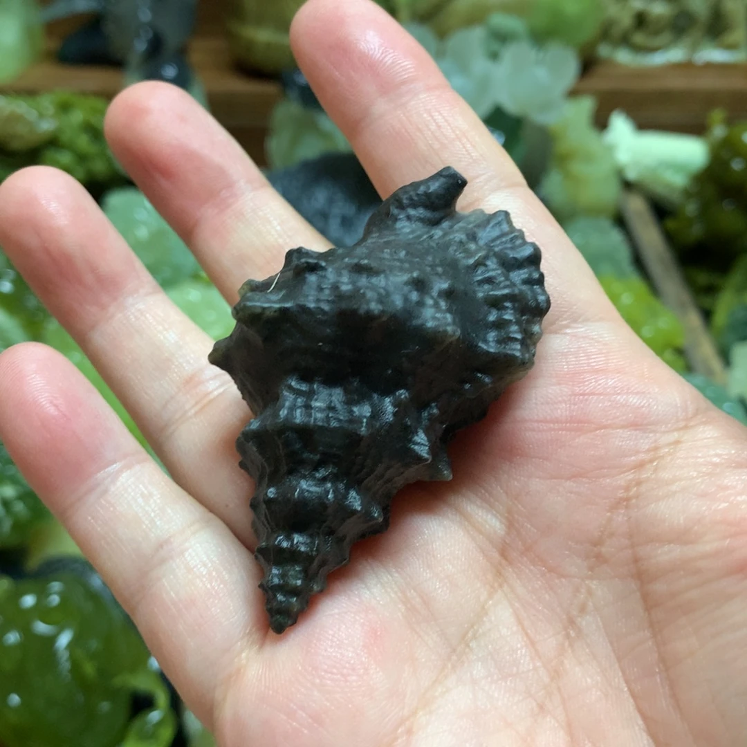 岫玉未镶嵌手把手把