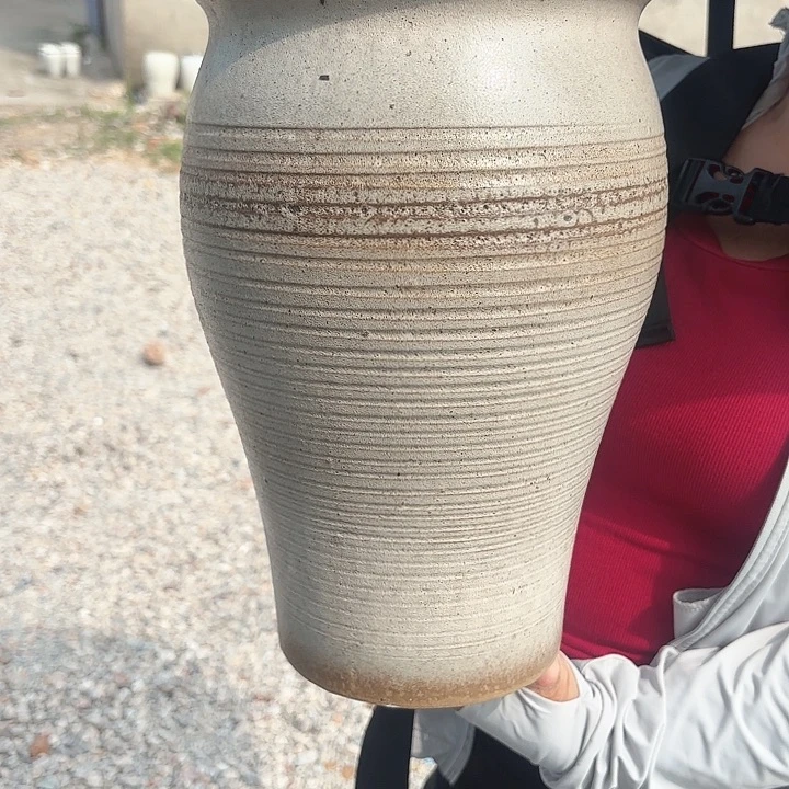 紫砂茶碗微瑕口径20高度31