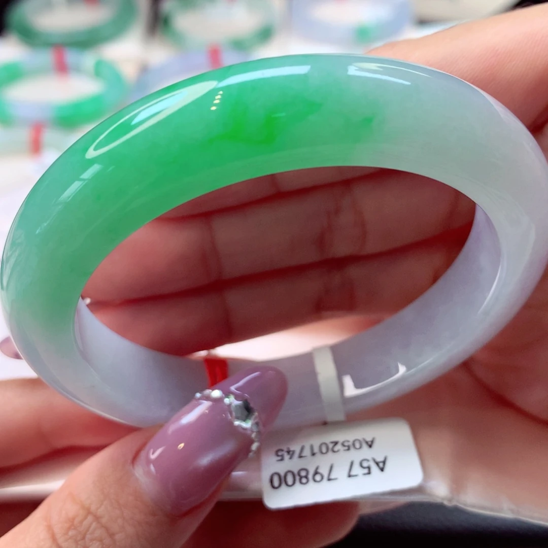 未镶嵌手镯翡翠正圈15号66