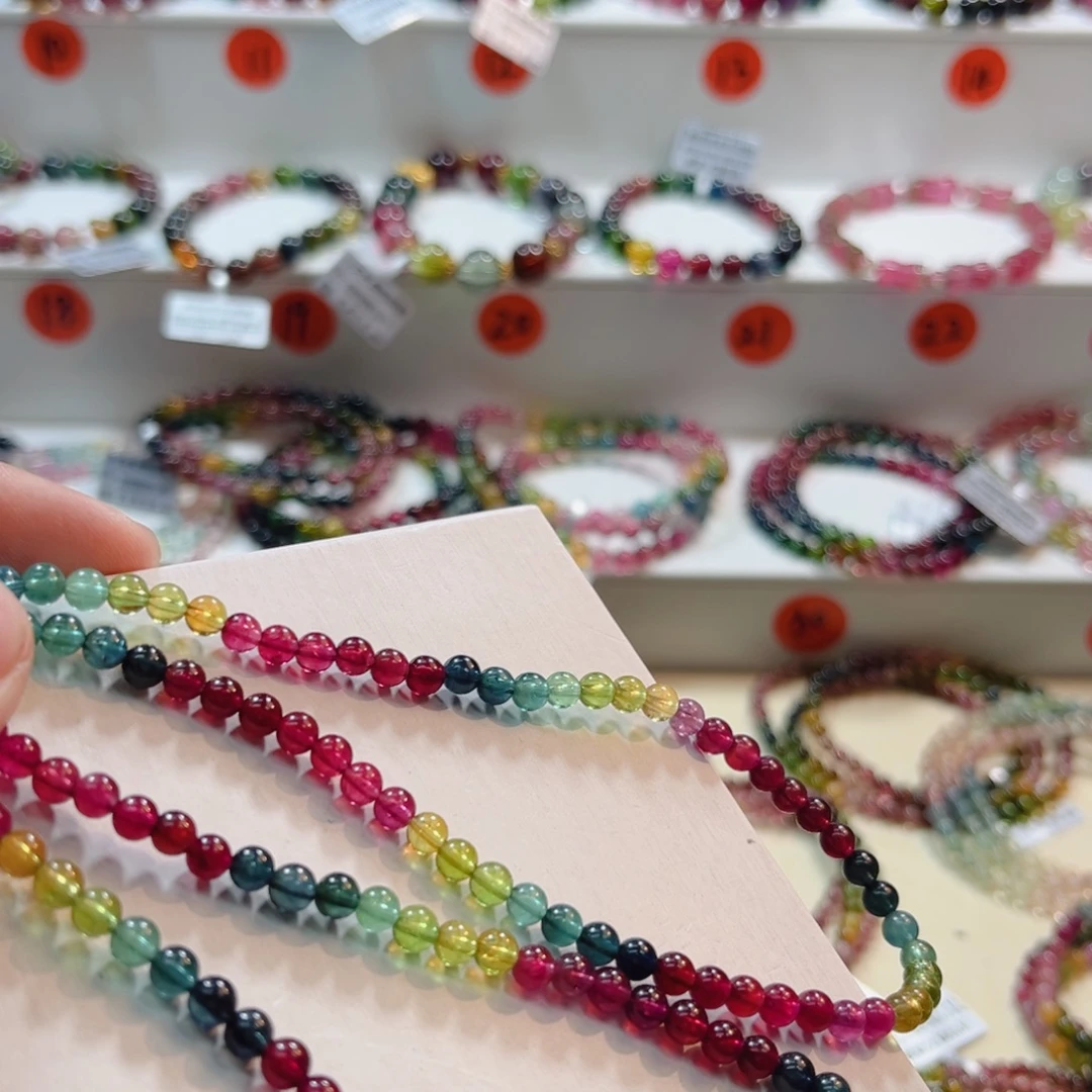 碧玺手串未镶嵌碧玺