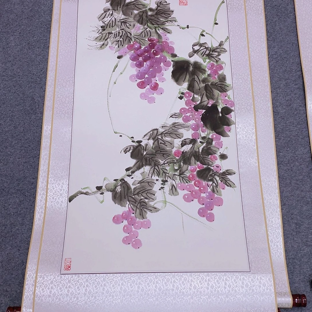 国画手绘作品有多