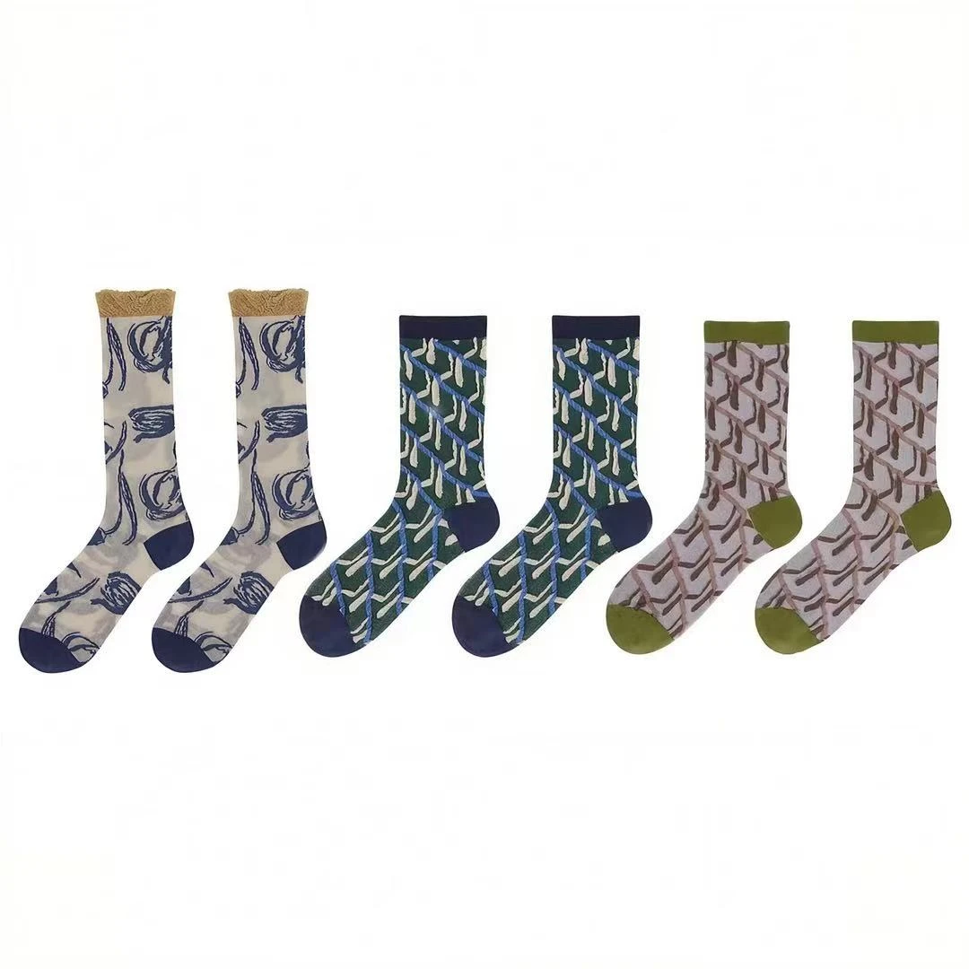 常规中筒袜女春季成人休闲风短袜女袜百搭运动情侣