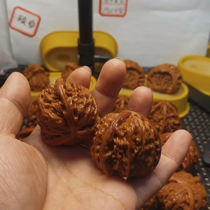 核桃手串/手链古**布工艺