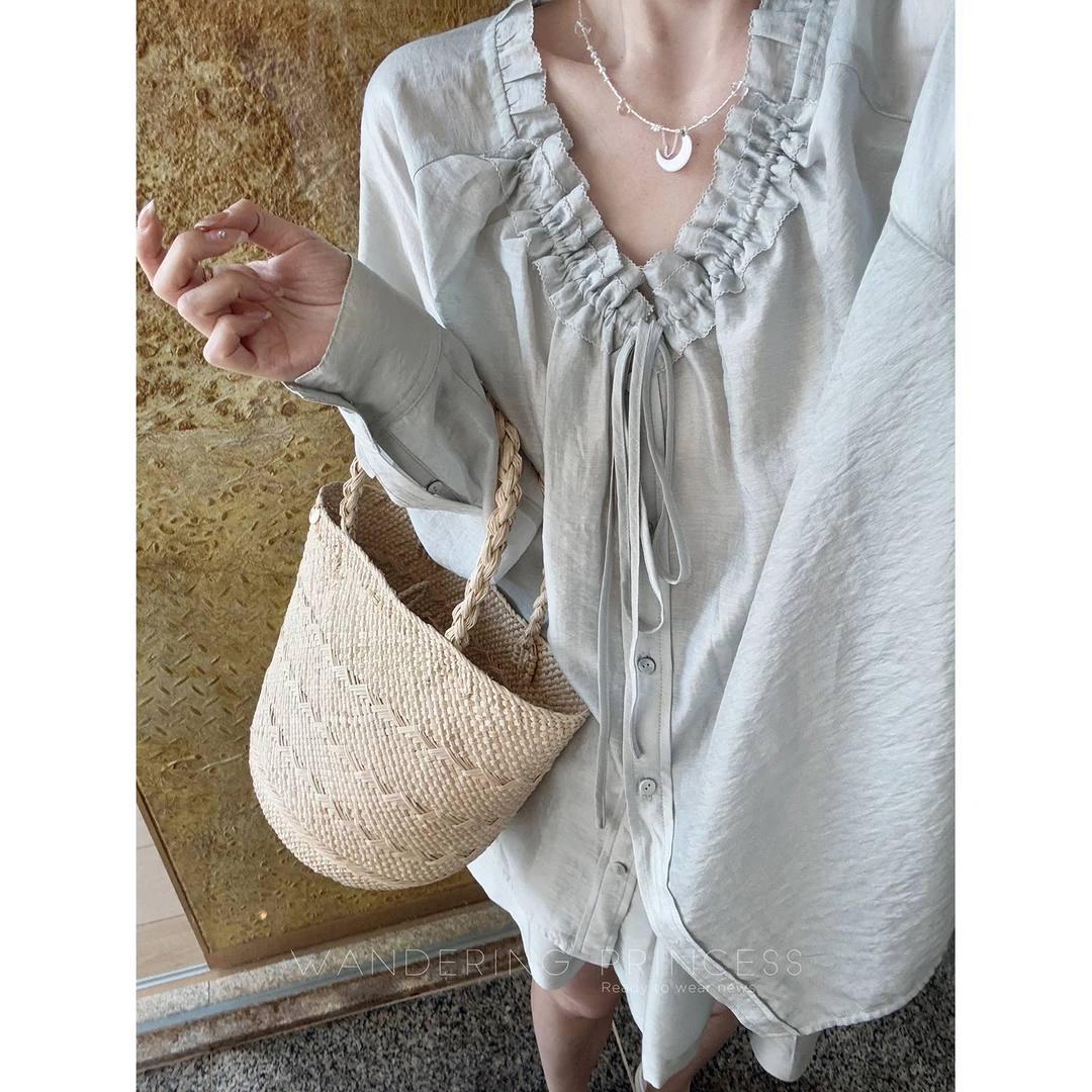 链子925银亚克力 钱美西 月牙 项链小众设计感锁骨链女M02476