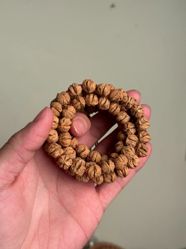 柏香籽原桩双胞胎108大尺寸