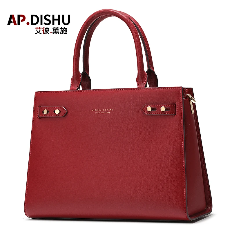 轻奢品牌红色女士包包妈妈婚包新款婚礼大气结婚包真皮新娘手提包