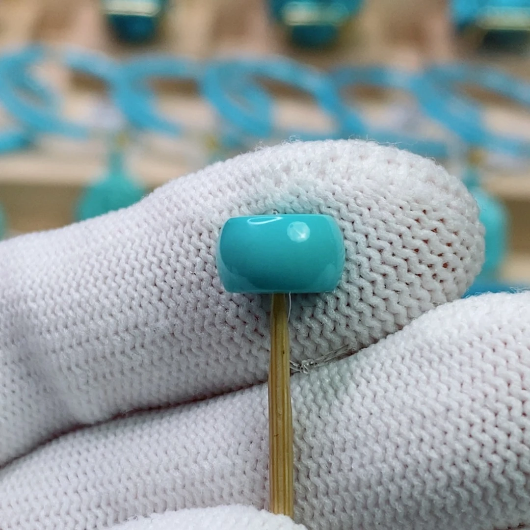 绿松石未镶嵌珠宝奇石9.6mm