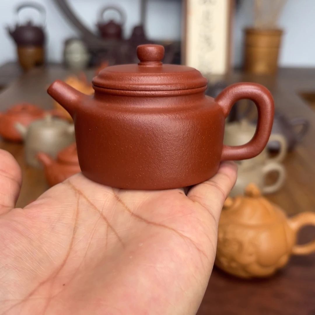 茶壶紫砂德钟100毫升零添加红降坡一物一检测