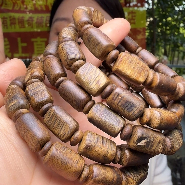 沉香手串海南料虎斑紫奇天然老板头多样性发其一