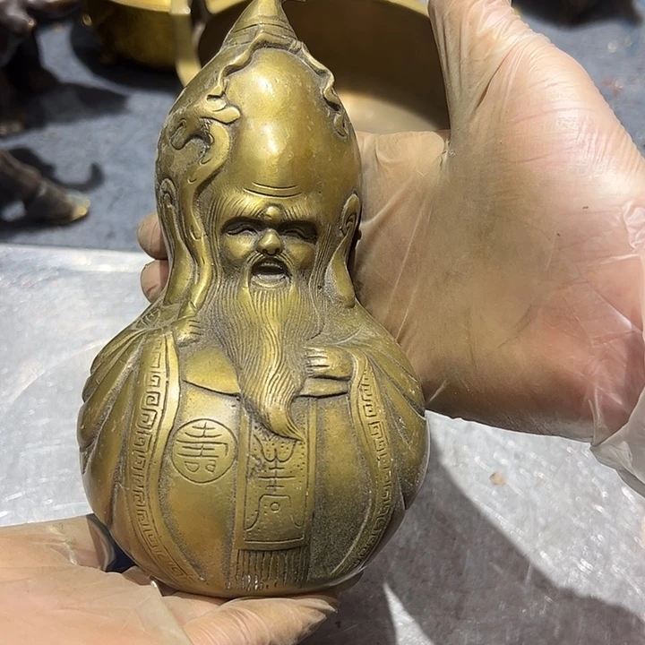 温****微瑕疵黄铜摆件工艺品